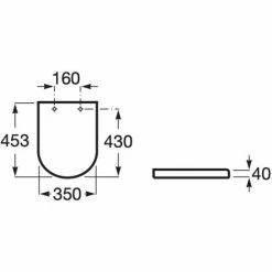 Blitzangebot ???? Roca The Gap Round Doppel-Slim WC-Deckel Mit Fallbremse - Softclose (A801D12003) ???? -ROCA Shop 59177387 2