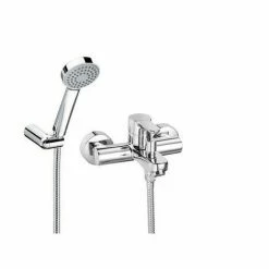 Aktion ⭐ Externer Mischer Für Bad-Dusche L20 Mit Automatischer Umstellung Mit Retention Chrom - ROCA ❤️