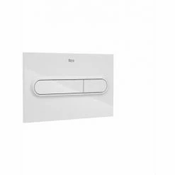 Bester Verkauf ⭐ PL1 Doppelspül-Betätigungsplatte Weiß - ROCA ????