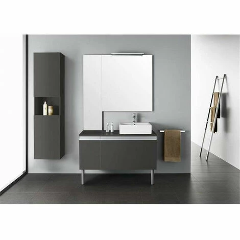 HEIMA Linkes Möbelset 1100 Mattgrau - ROCA Billig ???? HEIMA Linkes Möbelset 1100 Mattgrau - ROCA ???? -ROCA Shop 60343791 2