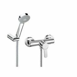 Blitzangebot ⭐ Externe Brausebatterie L20 Mit STELLA Chromsteuerung - ROCA ✔️