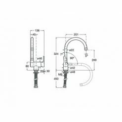 Billig ???? L20 Küchen-Einhebelmischer Chrom Klappauslauf - ROCA ???? 4 Billig ???? L20 Küchen-Einhebelmischer Chrom Klappauslauf - ROCA ???? -ROCA Shop 60560252 3