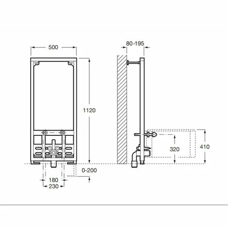 IN-WALL-Installationssystem für Bidet - ROCA Budget ???? IN-WALL-Installationssystem Für Bidet - ROCA ⌛ -ROCA Shop 60790408 2
